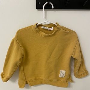Zara baby crewneck sweatshirt